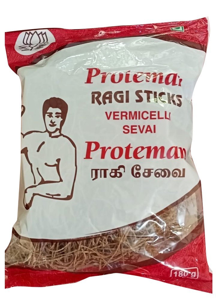 Proteman Ragi Wheat Vermicelli Sevai, Packaging Size: 180g