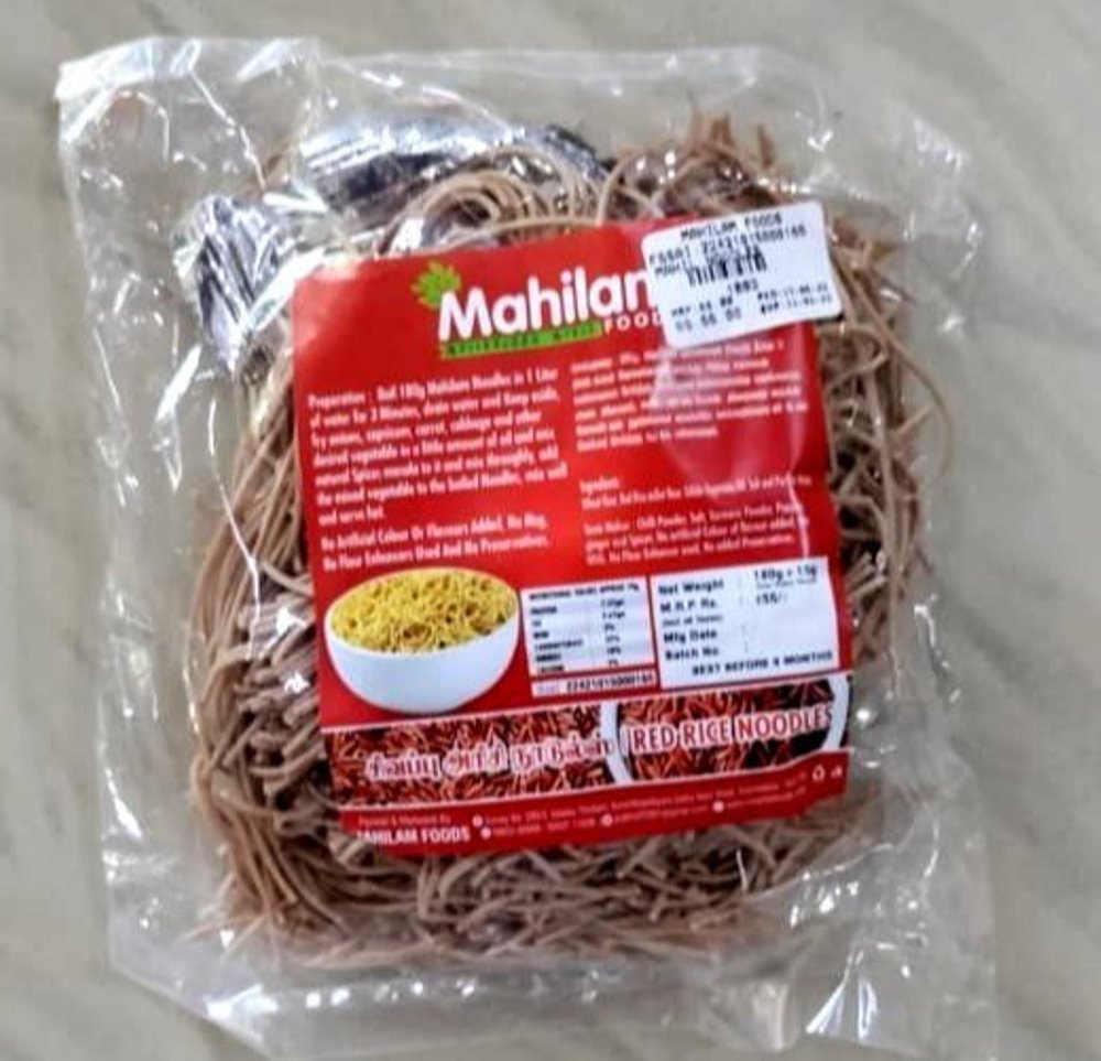 Mahilam Foods Red Rice Noodles, Packaging Size: 200 Gm