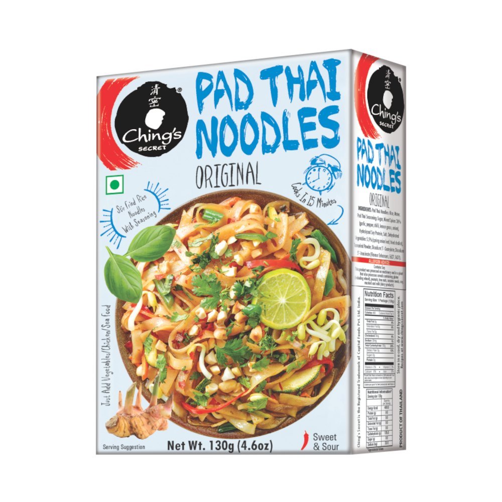 Ching\'s Secret Original Pad Thai Rice Noodles, Packaging Size: 130 Gm