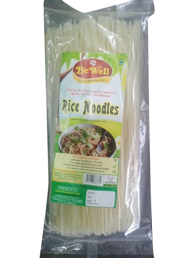 Be Well Rice Noodles, Packaging Size: 250 Gm