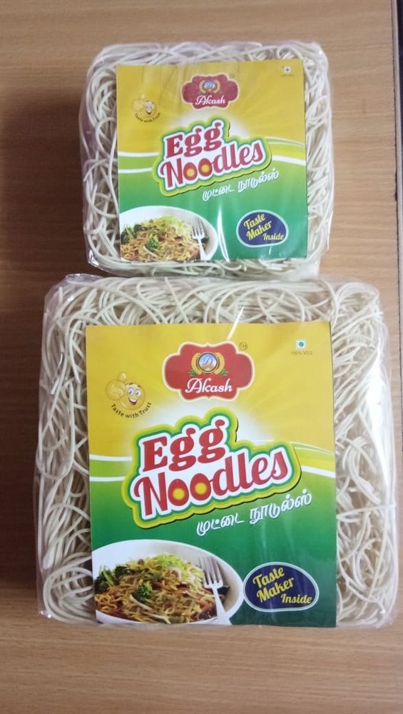 akash Masala Egg Hakka Noodles, Packaging Size: 500gm, 170gm