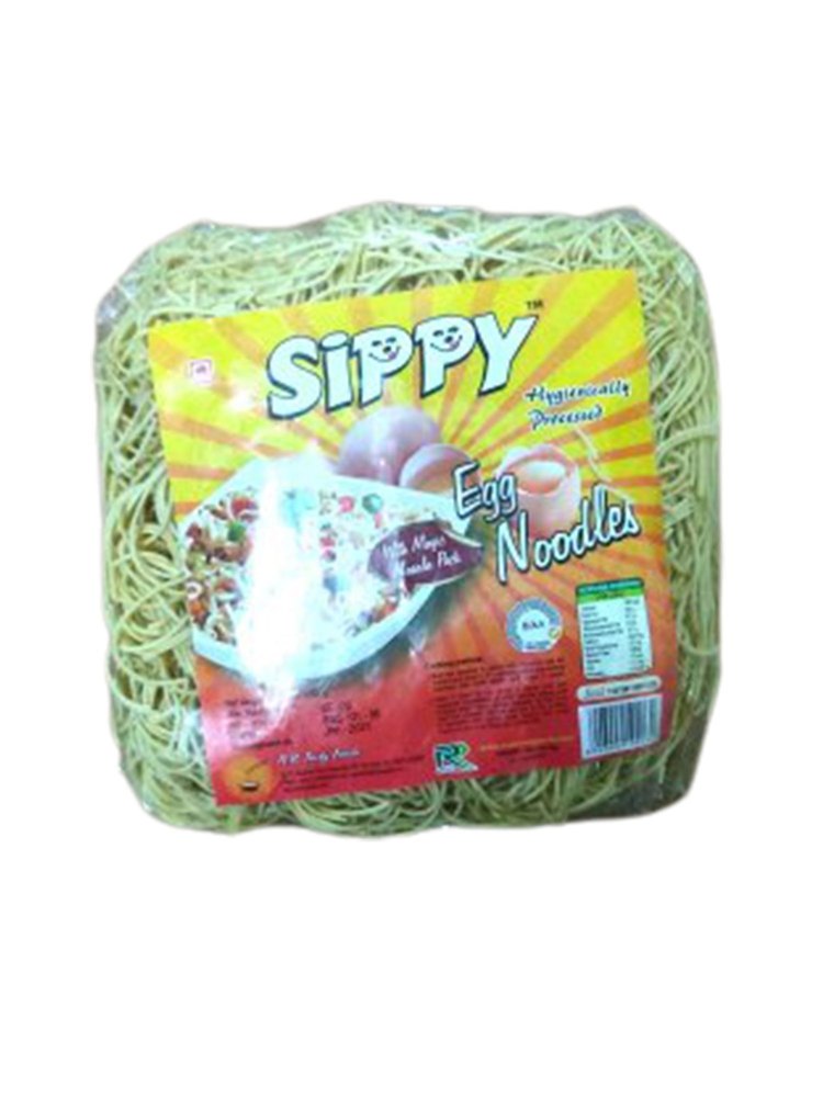 Wheat Flour Sippy Egg Noodles, Packaging Size: 450g