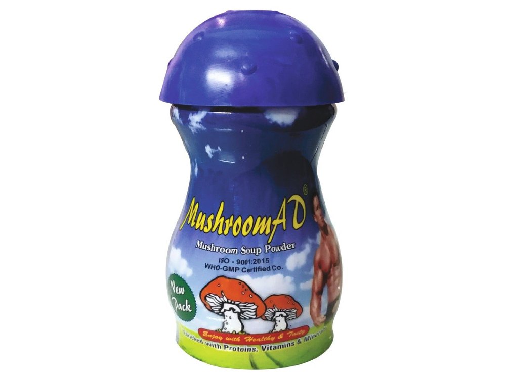 Mushroom AD Soup Powder, Packaging: Plastic Bottled, 100g
