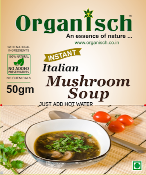 Organisch Yellow Mushroom Soup Powder, Packaging Type: Packet