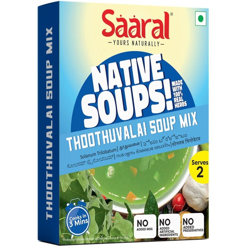Saaral Healthy Thoothuvalai Soup, Packaging Type: Box, Packaging Size: 12g