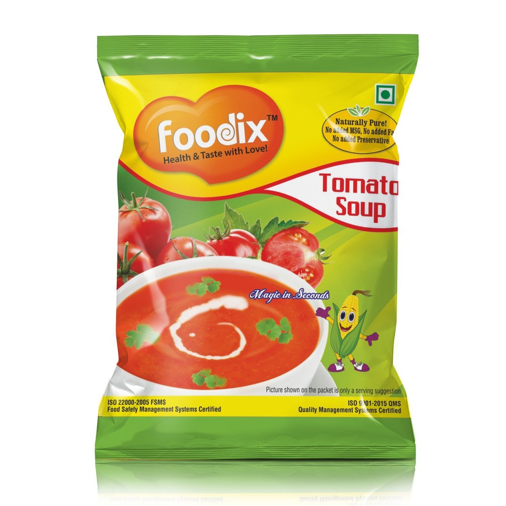 Red Foodix Tomato Soup, Packaging Type: Packet, 12g