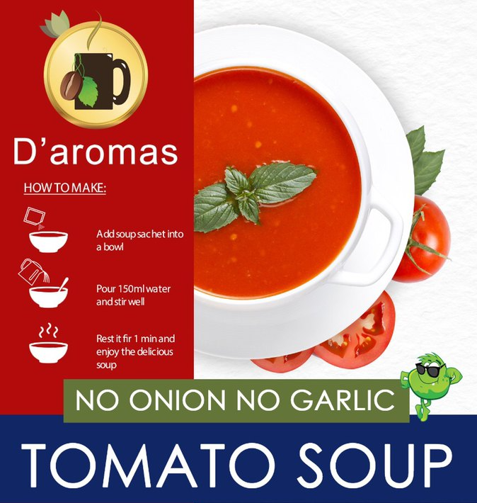 Tomato Soup Premix Powder For Hotel Or Office Or Restaurant Or Resorts