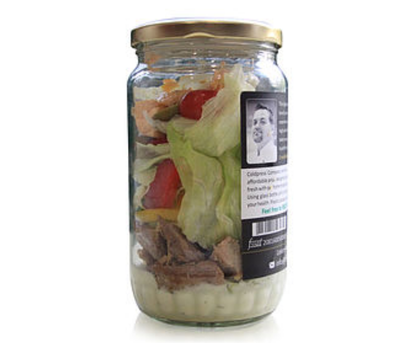 Coldpress Gourmet Caesar Salad : Non-Veg, Packaging Type: Bottle