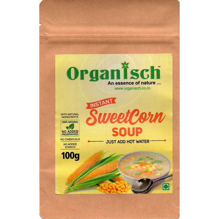 Organisch 100 Gm Instant Natural Sweet Corn Soup