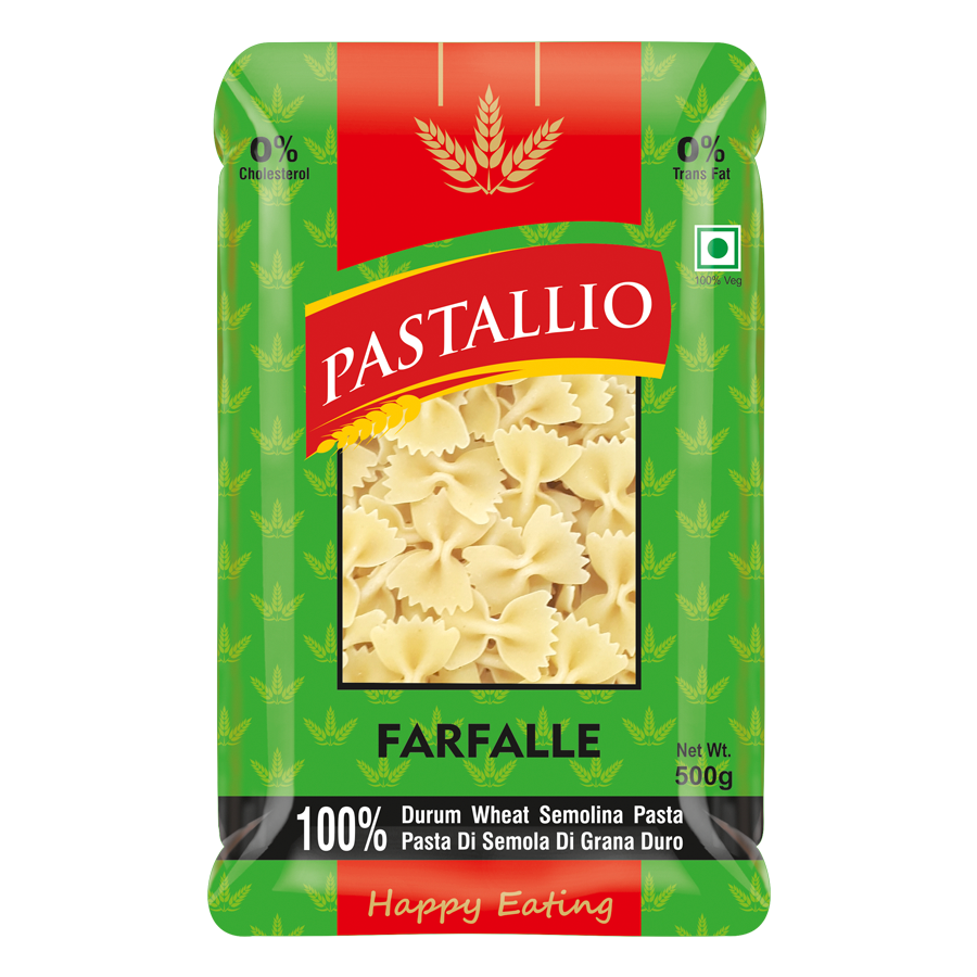Pastallio 500gm Farfalle, For Cooking, Packaging Type: Packet