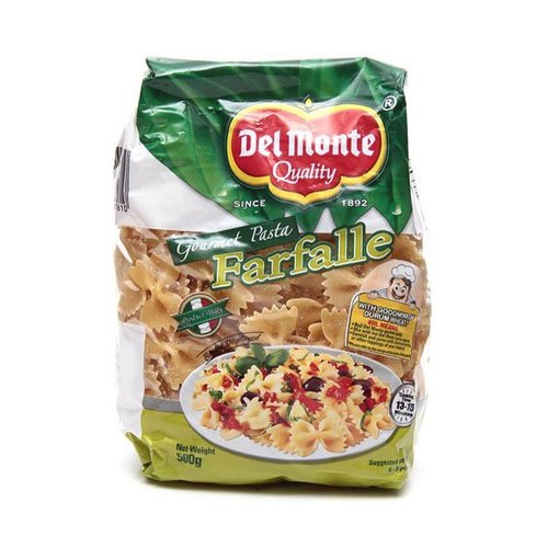 Del Monte Gourmet Pasta Farfalle, Packaging Type: Packet, Packaging Size: 500 G