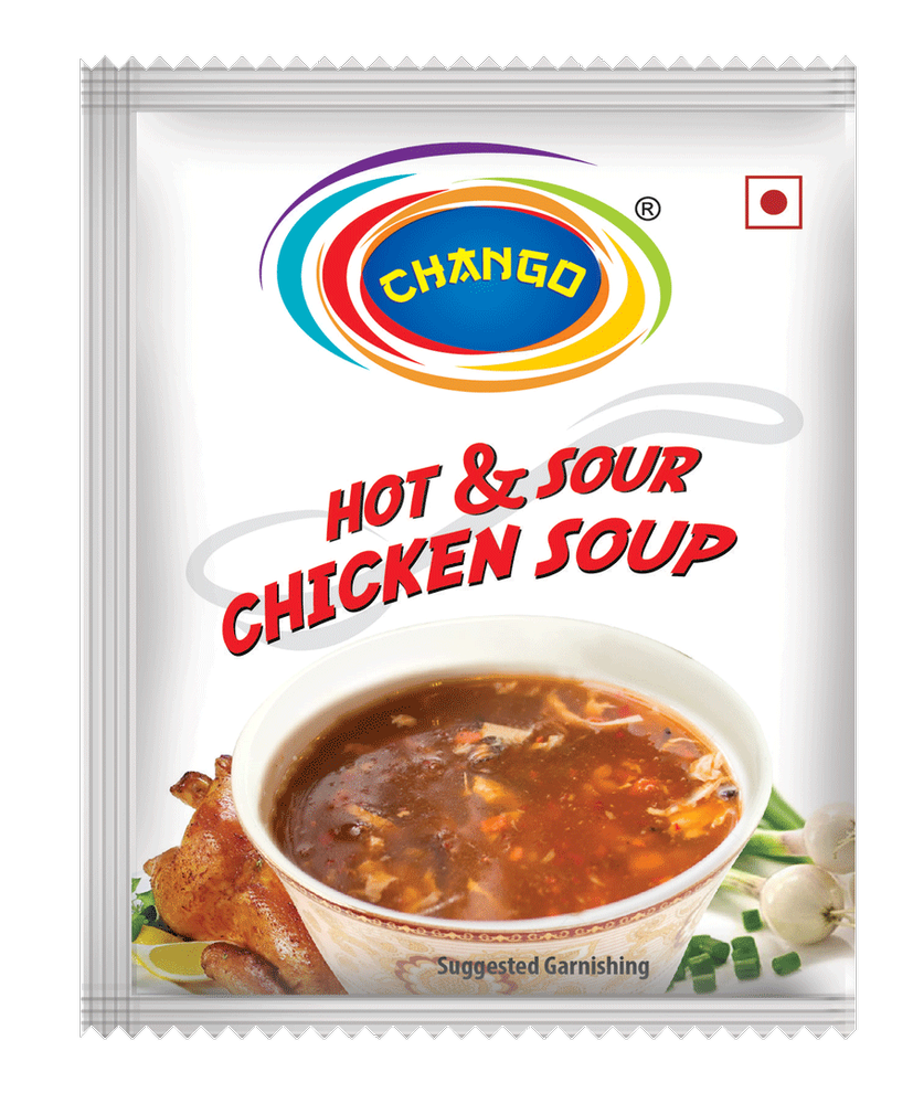 Chango Hot And Sour Chicken Soup, Packaging Size: 52gm X 48pcs = 1 Box