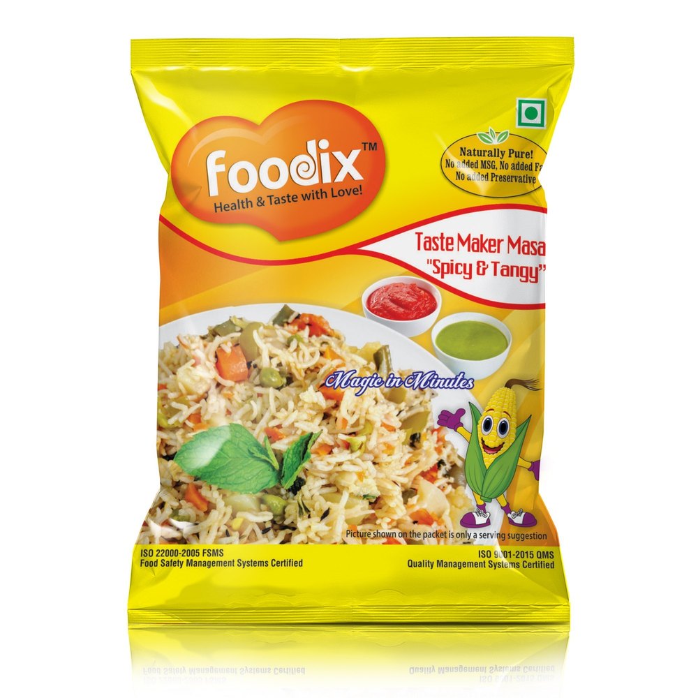 Light Brown Foodix Taste Maker Spicy & Tangy Masala, Packaging Type: Packet, Packaging Size: 50 Gm