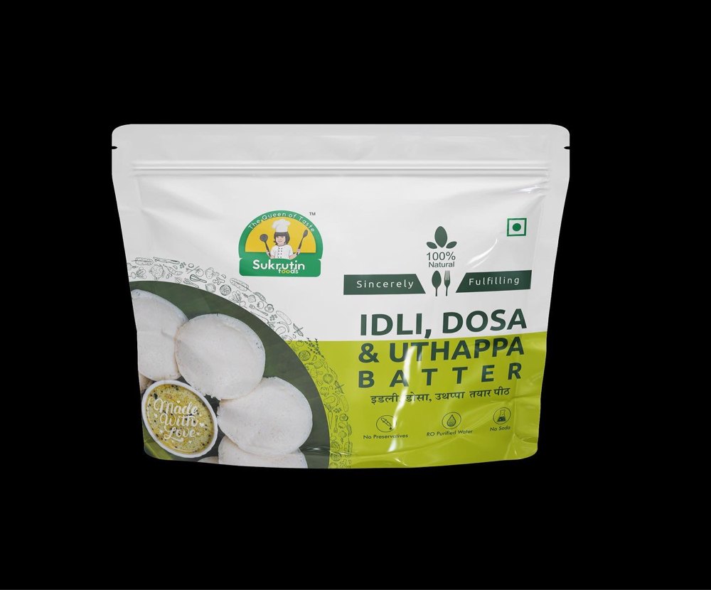 Rice Instant Idli Dosa Batter, Packaging Type: Packet, Packaging Size: 1 Kg