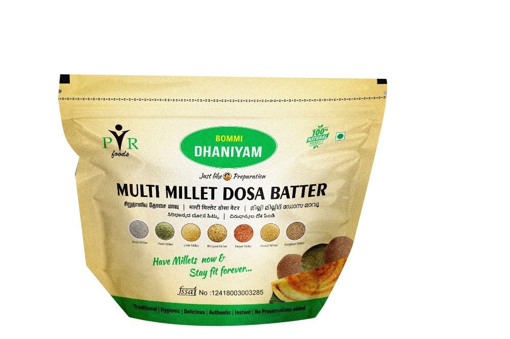 Multi Millet Dosa Batter, Packaging Type: Packet, Packaging Size: 500 Gm