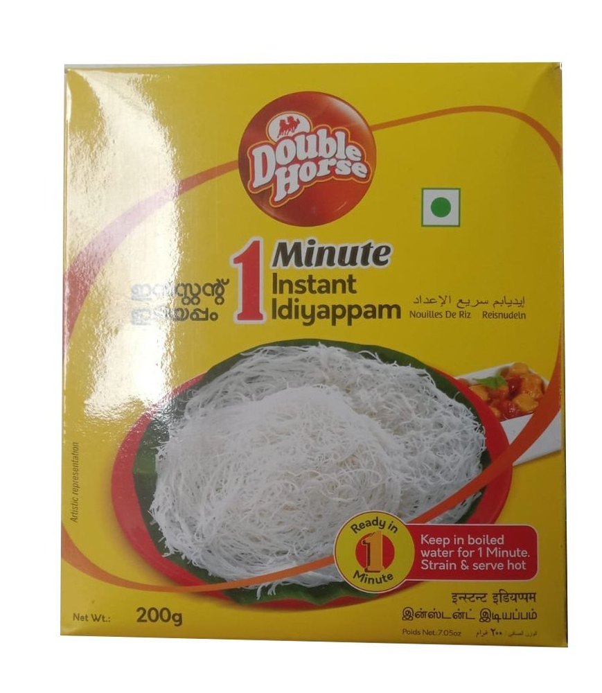 Indian Double Horse Instant Idiyappam, Packaging Type: Box, Packaging Size: 200 G