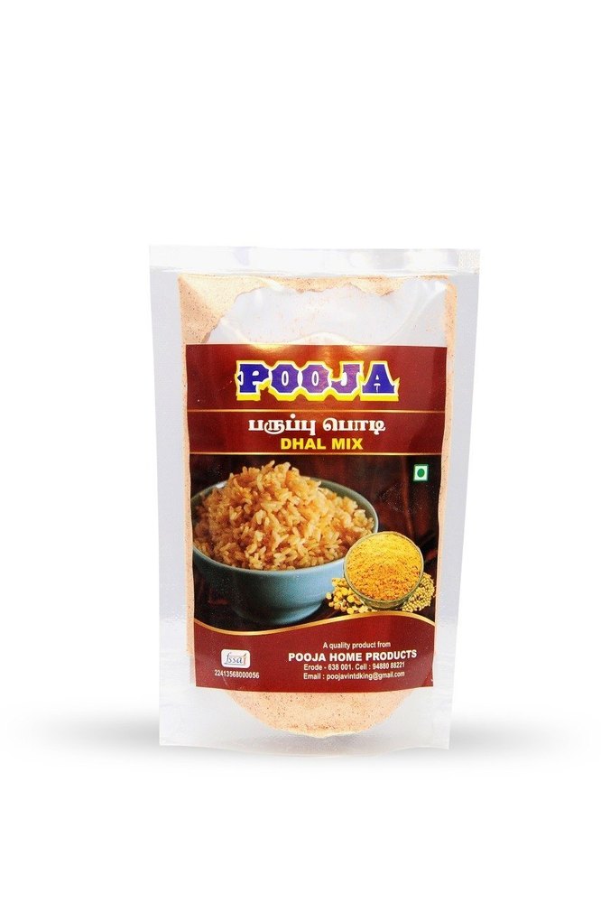 Paruppu Powder, Packaging Type: Packet, Packaging Size: 100g