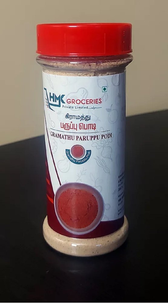 Garlic Dal Gramathu Paruppu Podi, Packaging Type: Bottle, Packaging Size: 125 Gm