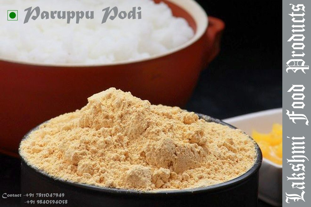 Indian Lentils Paruppu Podi, Packaging Type: Packet