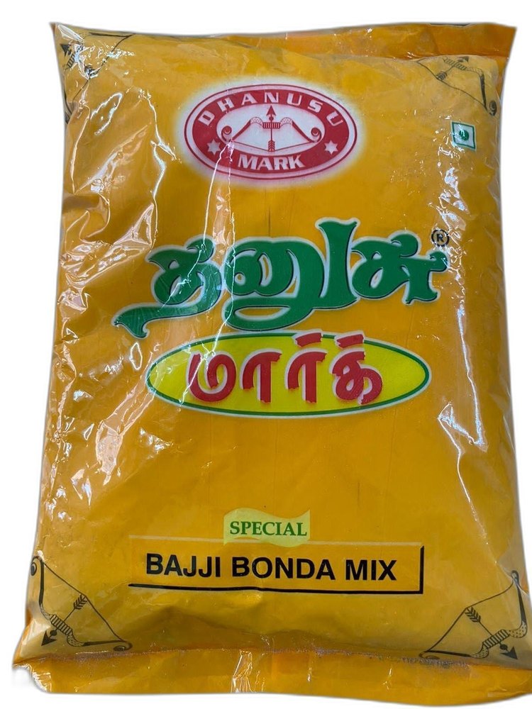 Rice 500g Dhanusu Bajji Bonda Mix, Packaging Type: Packet, Energy: 25g