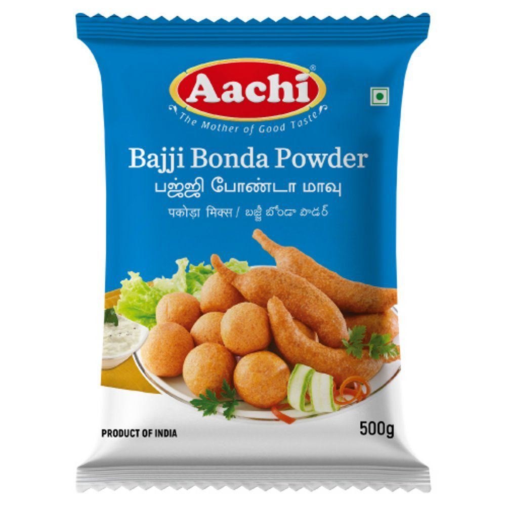 Indian Spicy Aachi Bajji Bonda Mix, 500g, Packaging Type: Packet, Energy: Moderate