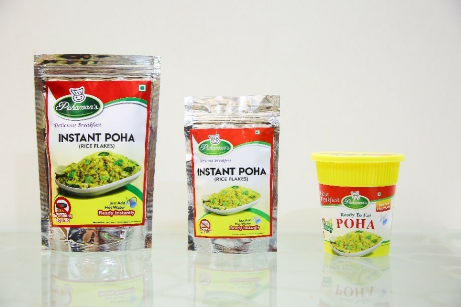 Indian Rice flakes Instant Poha Mix, Packaging Type: Pouch, Packaging Size: 60-400 gm
