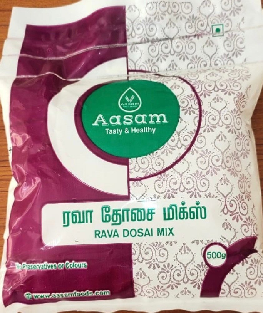 Indian Aasam Rava Dosai Mix, Packaging Type: Packet, Packaging Size: 500 G