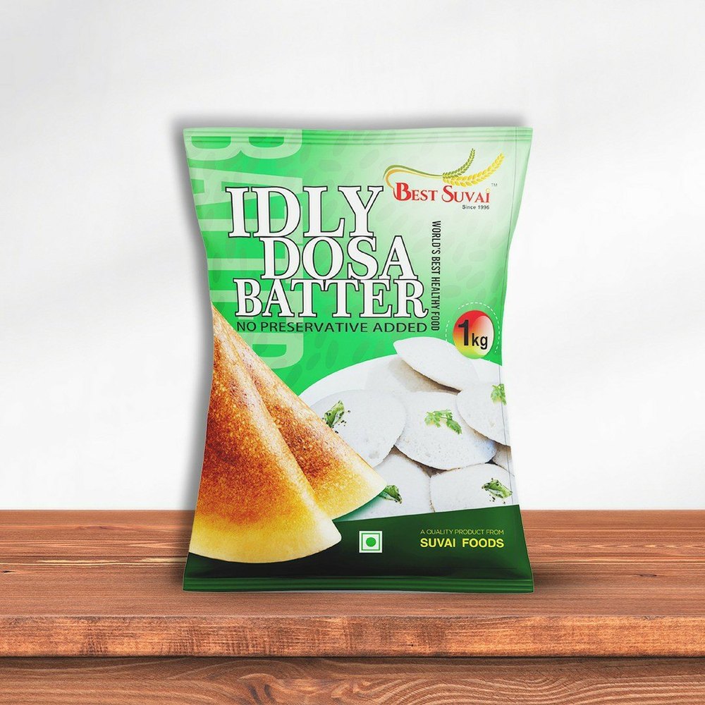 South Indian Rice 1 Kg Idli Dosa Batter Mix, Packaging Type: Packet, Energy: 33 Kcal