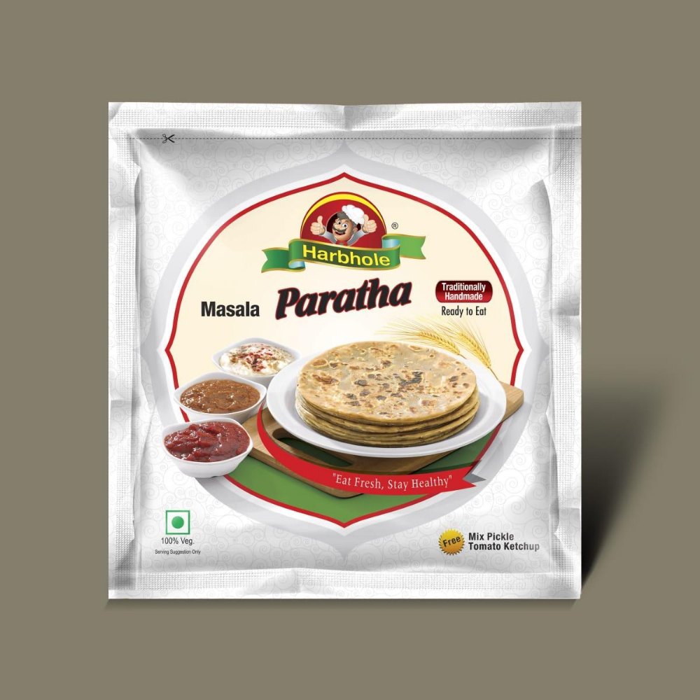 Masala Paratha, 120gm, Packaging Type: Packet
