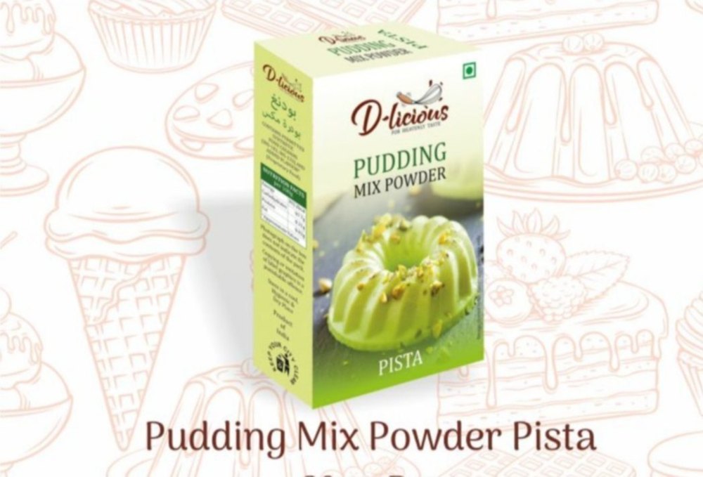 D-licious Pista Pudding Mix Powder, Packaging Type: Box, Packaging Size: 80 G
