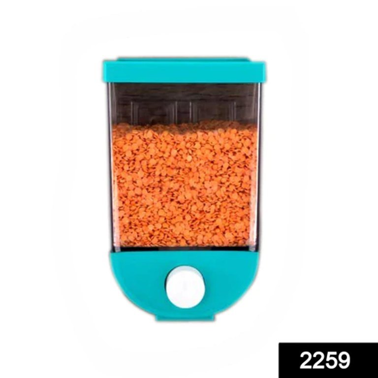 D2259 Wall Mounted Cornflakes/Cereal/Pulses/Beans - 1100 ml (assorted color) (1Pc)