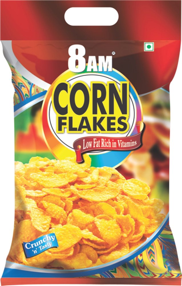 8AM Corn Flakes 500g, For Breakfast Cereals