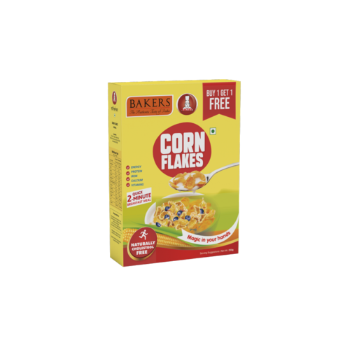 BAKERS CORN FLAKES (1+1), For Breakfast Cereals, Packaging Type: Box