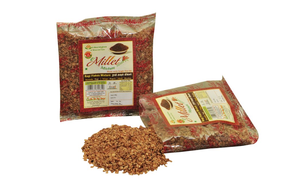 e-Millet Millets Finger Millet Flakes Mixture, For Ready To Eat, Packaging Type: Packet
