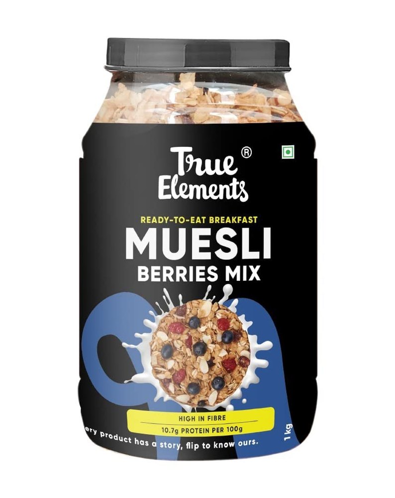 Corn True Elements Berries Mix Muesli, Packaging Type: Jar, Packaging Size: 1 Kg