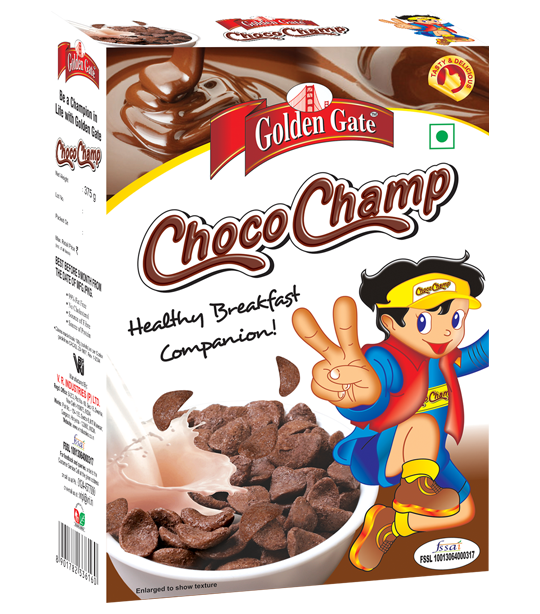 Chocolate Golden Gate Choco Champ, Packaging Type: Box, Flakes
