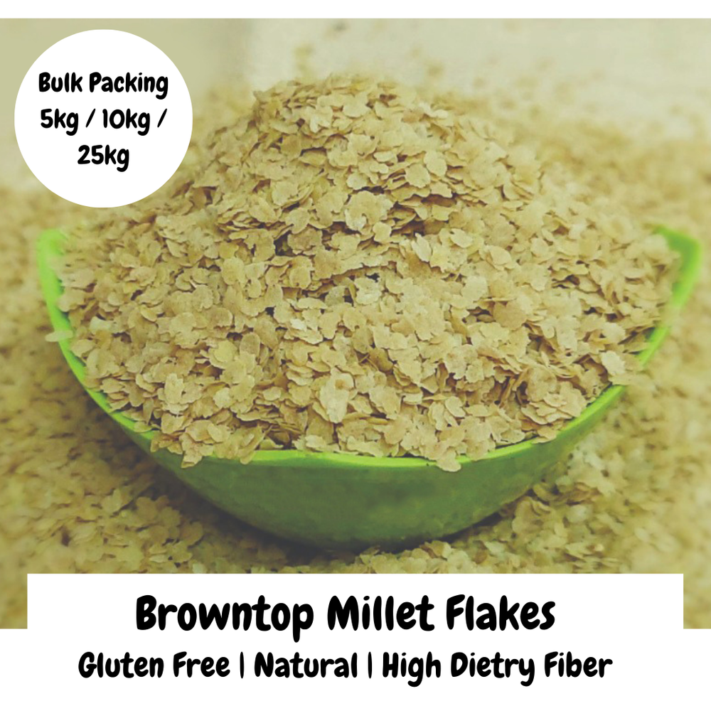 Brown Top Millet Flakes, Packaging Type: Packet