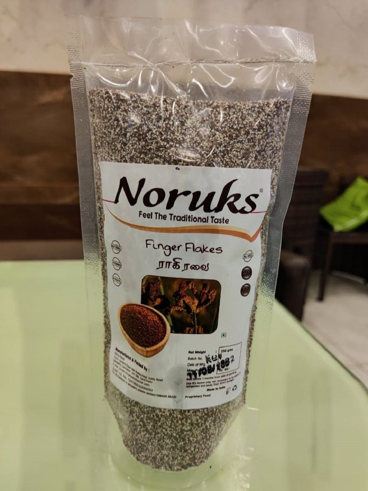Ragi Noruks Finger Flakes, Packaging Type: Packet, Organic