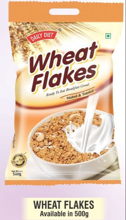Daily Diet Wheat Flakes, Speciality: High In Protein