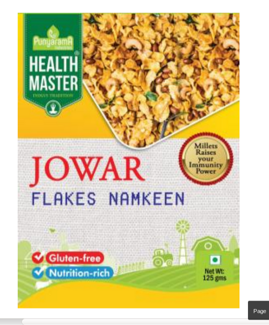 Health Master White Jowar Flakes Namkeen