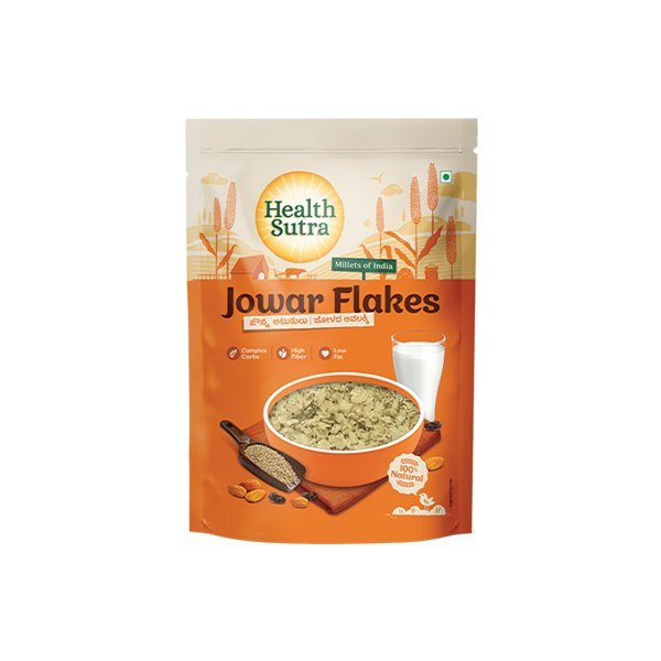 HealthSutra Jowar Flakes, Size: 250 Gms Pouch