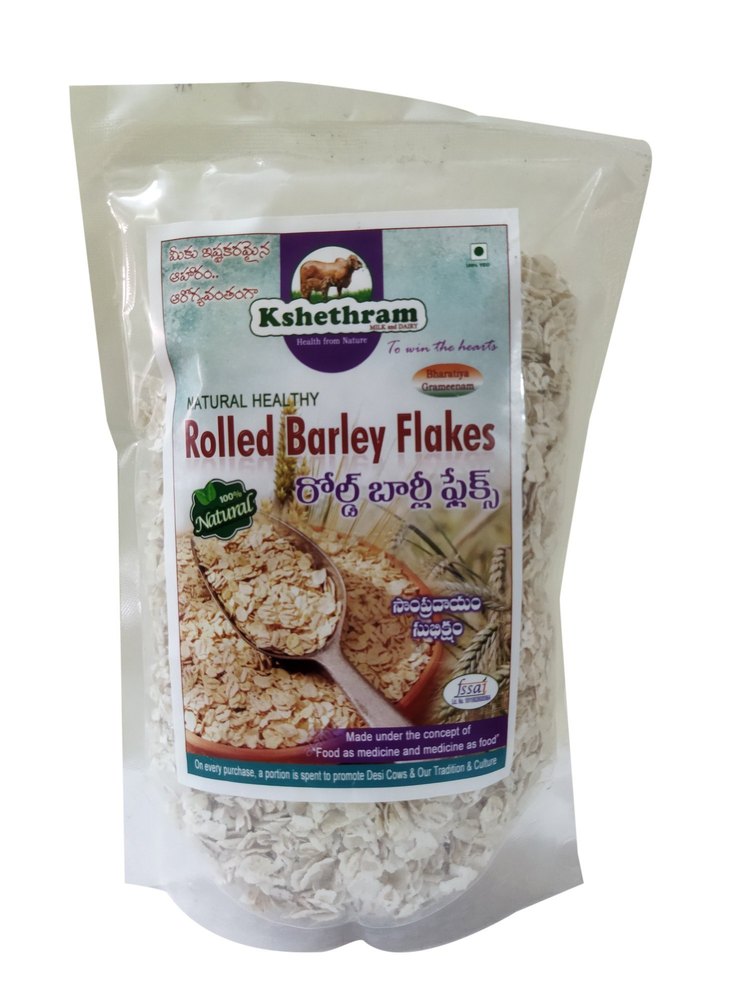 Rolled Barley Flakes, Packaging Type: Packet