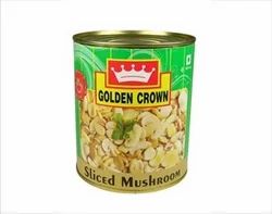 Golden Crown Sliced Mushroom, Packaging: Carton