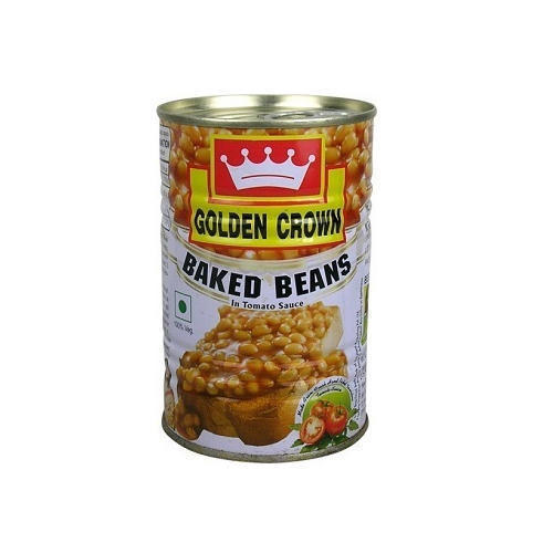 Golden Crown Baked Beans In Tomato Sauce, Packaging Type: Tin Can
