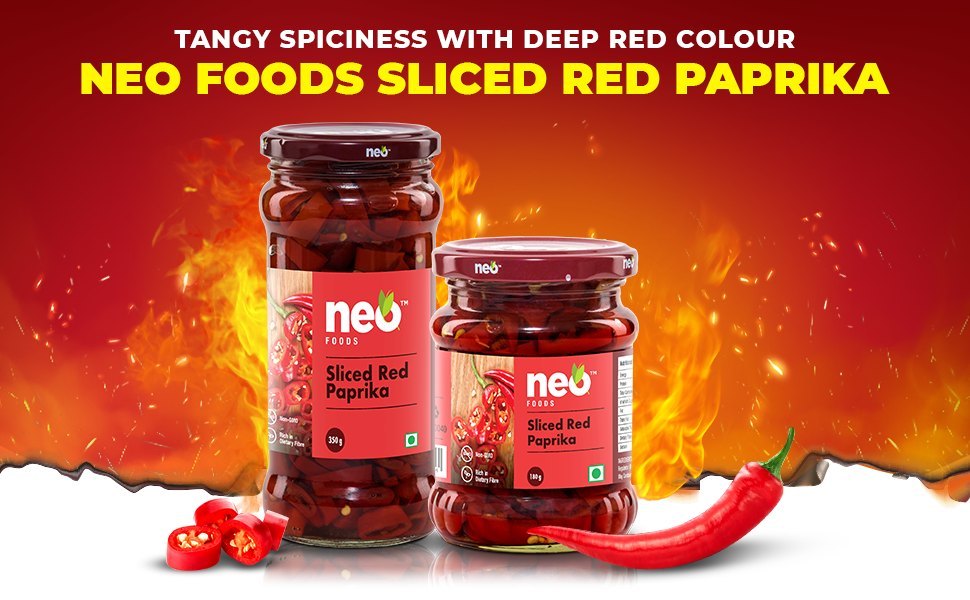 Red Paprika Slices, For Neo