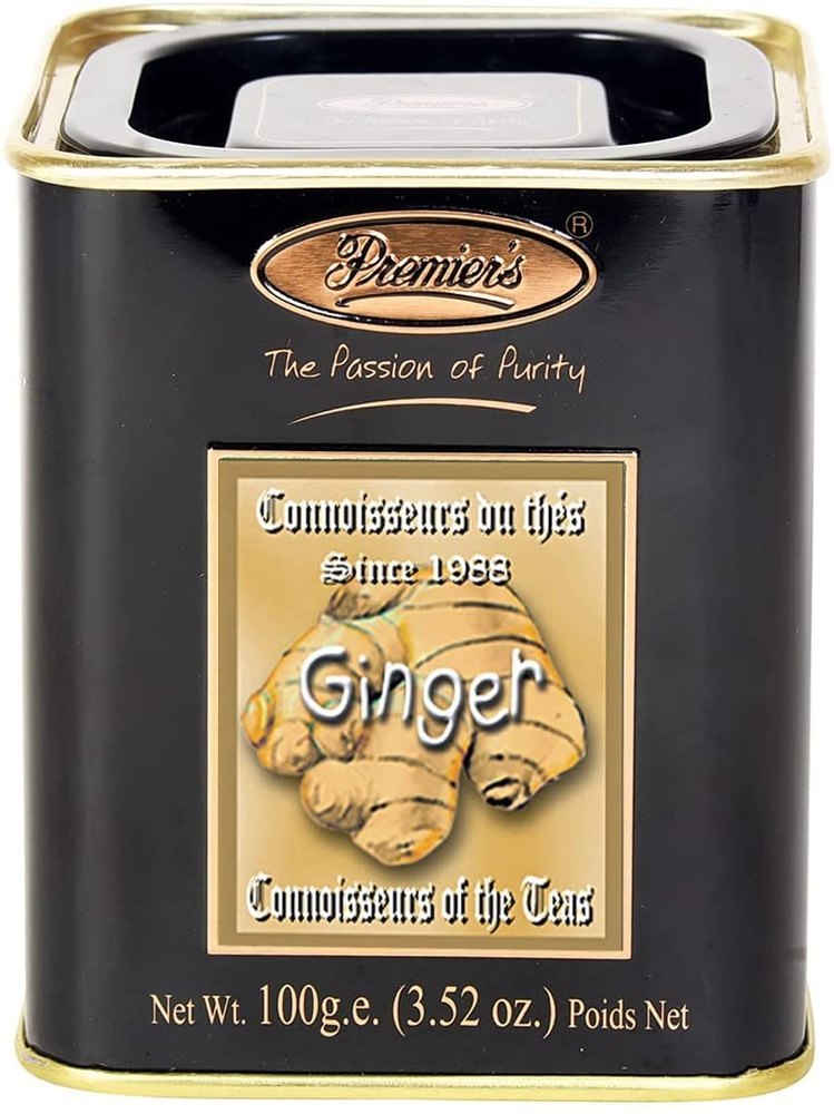 Premiers Ginger Flavoured Tea, Soothing Spice Tea, Loose Leaf Tea, 100 Gms, 50 Cups