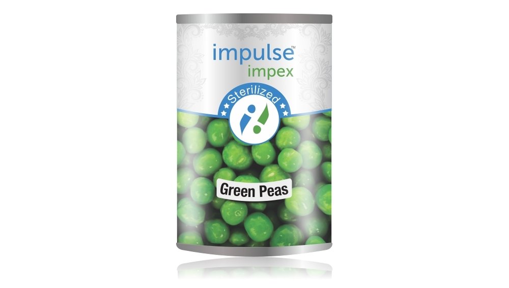 Canned Green Peas, Packaging: Bottled Packaging