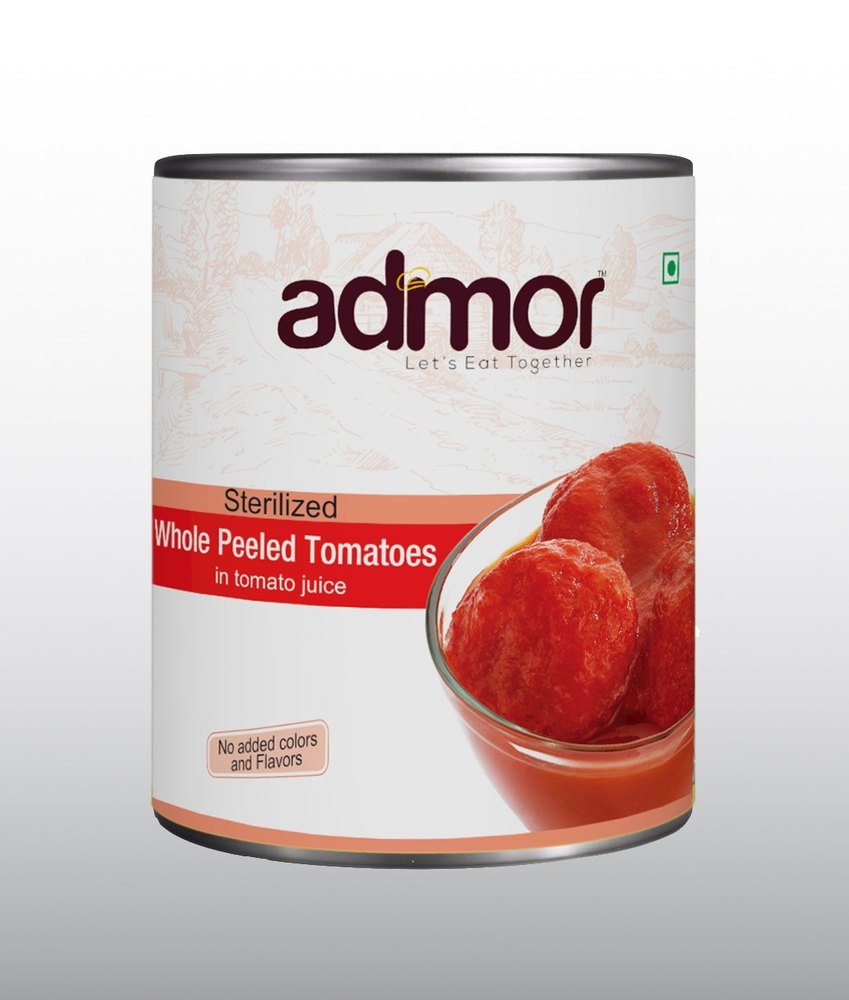 Canned Whole Peeled Tomatoes, Packaging: Tin