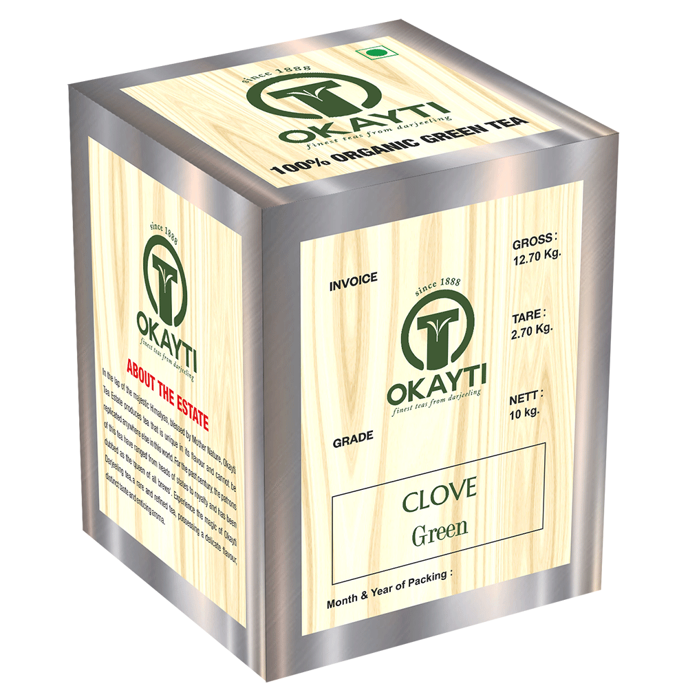 Okayti Okyati Darjeeling Clove Green Tea, Leaves, 10kg