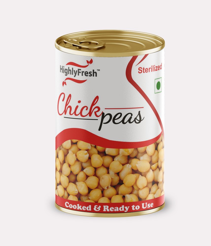 Canned Chickpeas, Packaging Type: Tin